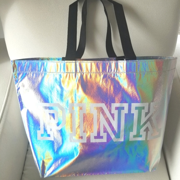 Victoria's Secret PINK Iridescent Tote NWT - Picture 5 of 11